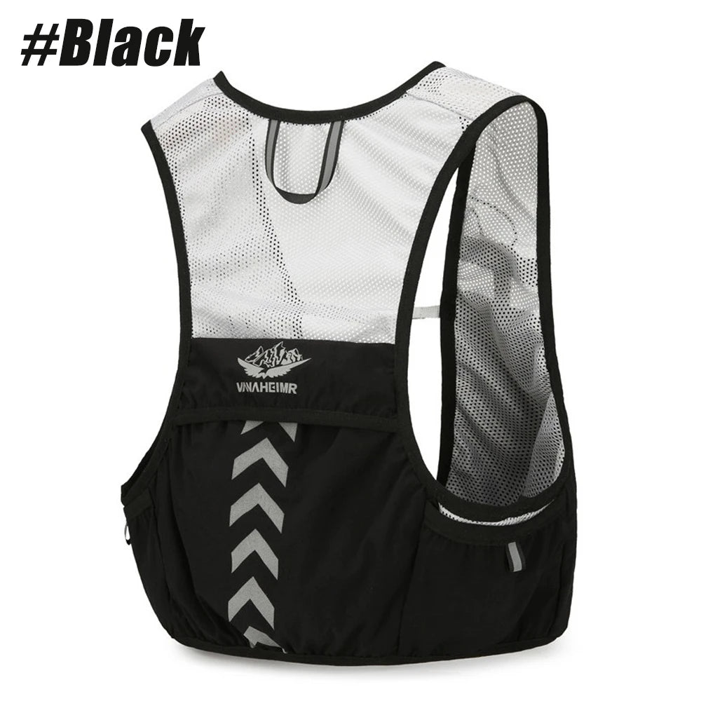 1PCS Lightweight Running Vest for Men Women, Reflective Water Vest Hydration Pack Hydropack for Hiking