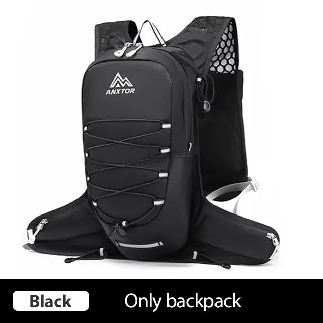NEWBOLER Outdoor Trail Running Ultralight Backpack Running Hydration Vest Breathable Marathon Running Backpack Water Bottle