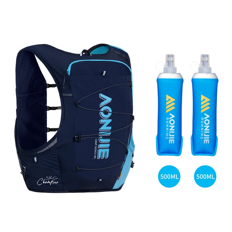 AONIJIE C9116 Unisex 10L Sports Running Backpack Lightweight Off-Road Hydration Pack Vest Hiking Rucksack