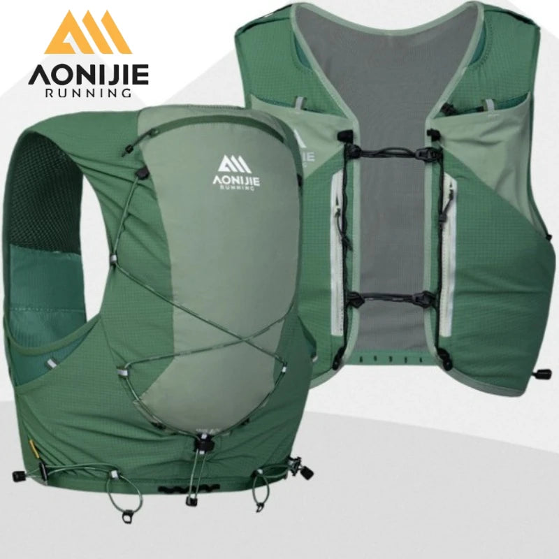 AONIJIE MB 12L Hydration Vest Pack Lightweight Running Backpack for Men And Women Matching Cane Bag for Hiking Off-road Cycling