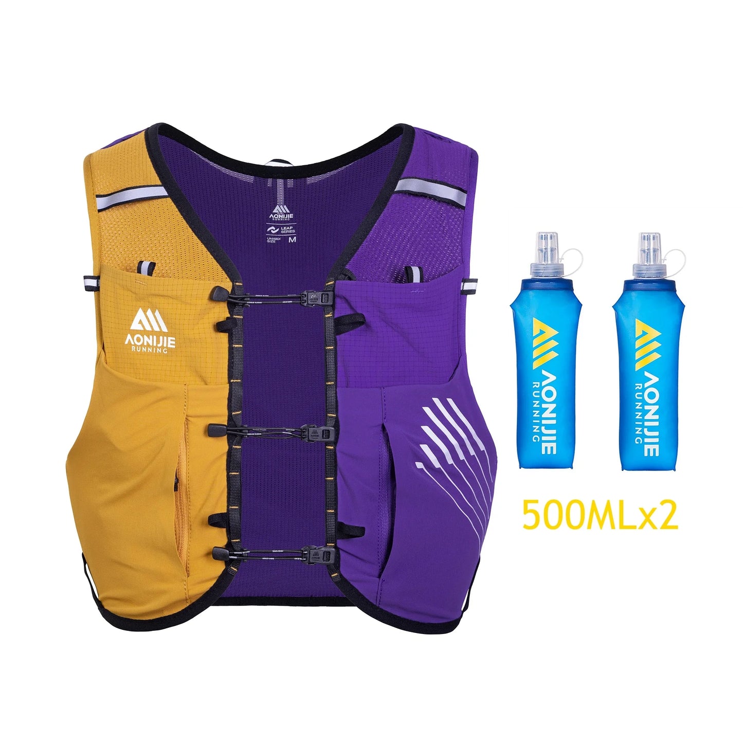 AONIJIE C9116 Running Pack Hydration Bag Vest Backpack High Capacity Marathoner Trail Run Race Hiking Bags for Men Women 10L