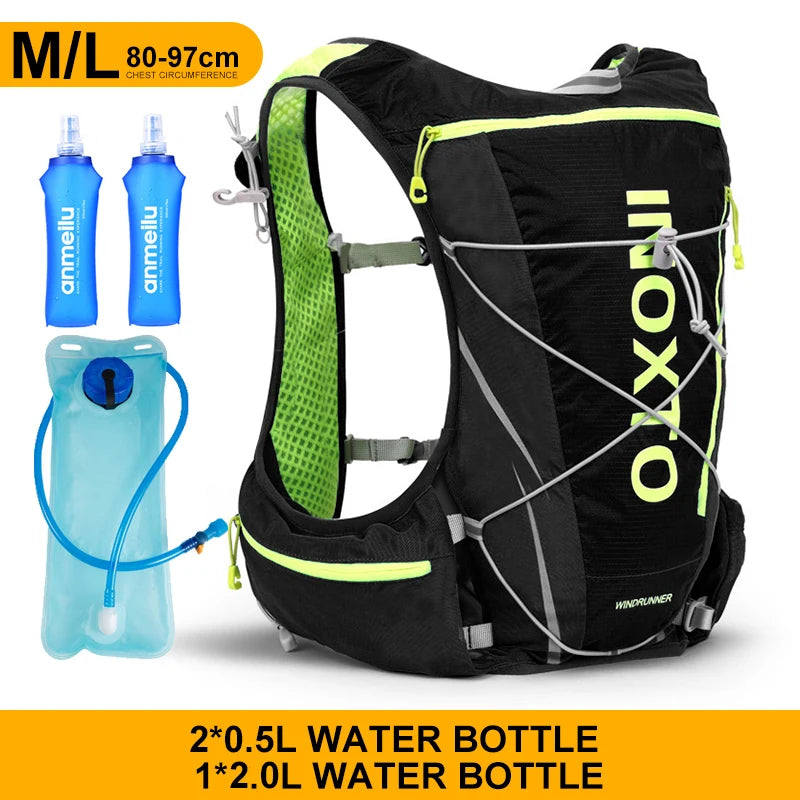 Running Hydrating Vest Backpack 8L Cycling Hydration Vest Running Backpack Hiking Marathon Hydrating Bicycle Sports Vest