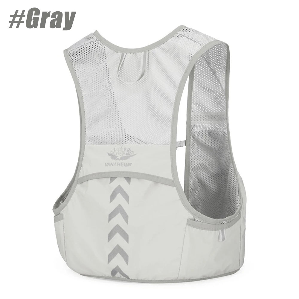 1PCS Lightweight Running Vest for Men Women, Reflective Water Vest Hydration Pack Hydropack for Hiking