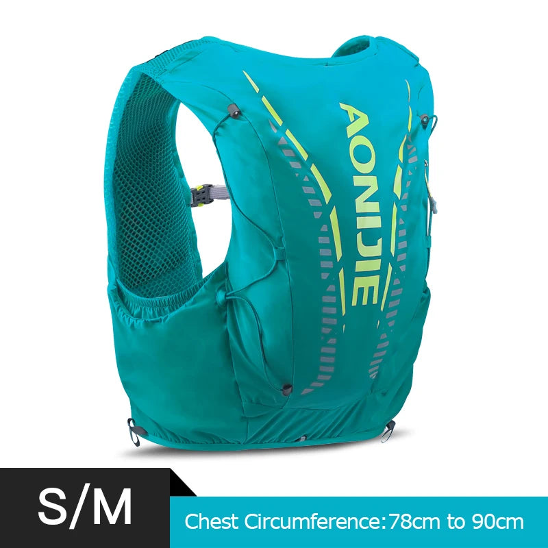 AONIJIE C962 Advanced Skin 12L Hydration Backpack Pack Bag Vest Soft Water Bladder Flask for Hiking Trail Running Marathon Race