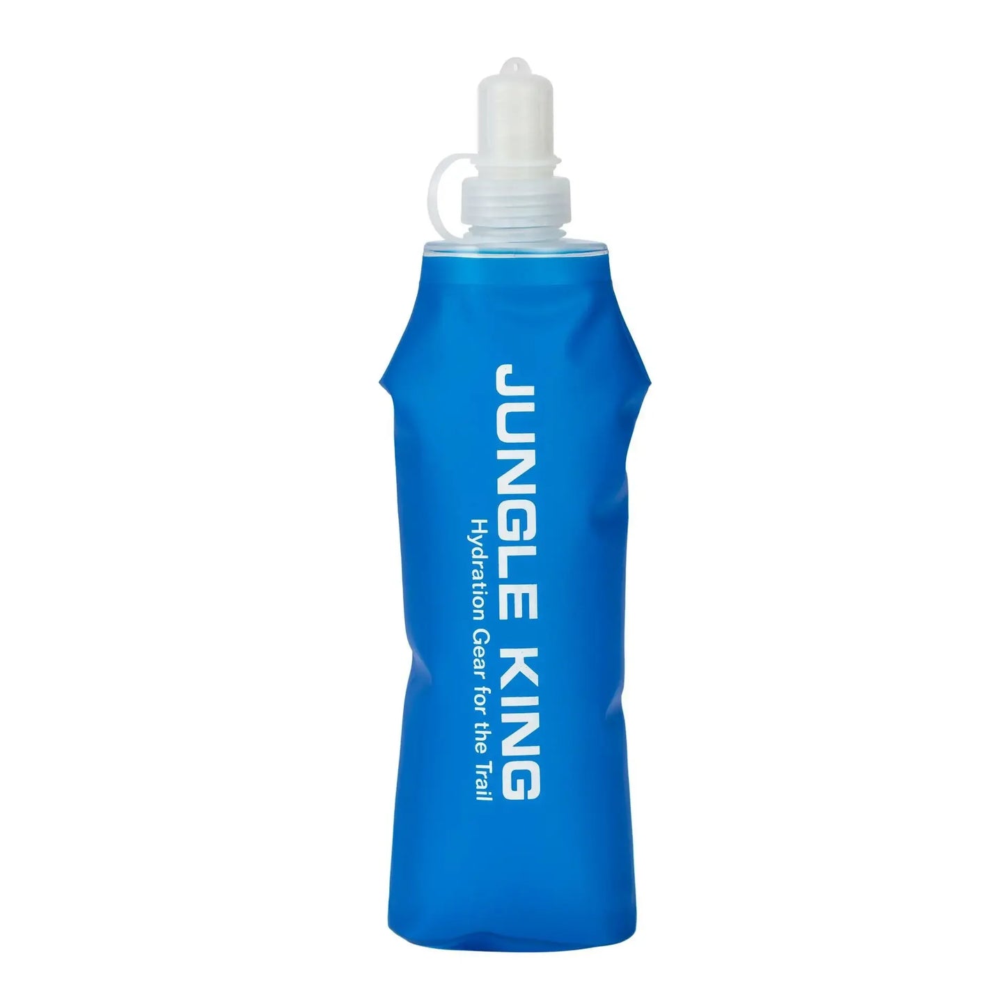 Jungle King Foldable Silicone Soft Flask Water Bottles Outdoors Sport Traveling Running Kettle Hydration Pack Bag Vest 500ML