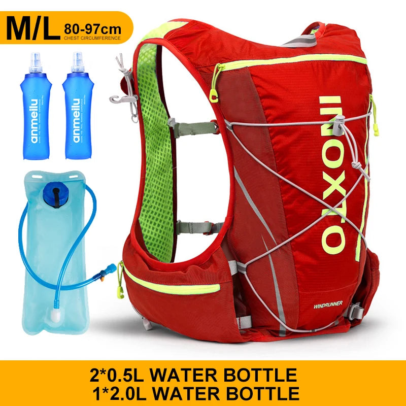Running Hydrating Vest Backpack 8L Cycling Hydration Vest Running Backpack Hiking Marathon Hydrating Bicycle Sports Vest