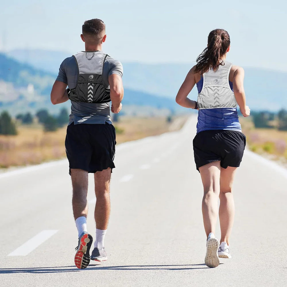 1PCS Lightweight Running Vest for Men Women, Reflective Water Vest Hydration Pack Hydropack for Hiking