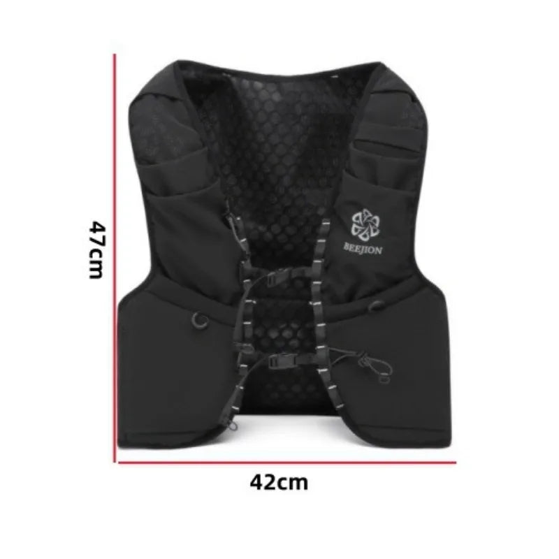1pcs Multifunctional Trail Running Backpack Outdoor Marathon Vest Hiking Cycling Hydration Pack Lightweight Breathable Backpack
