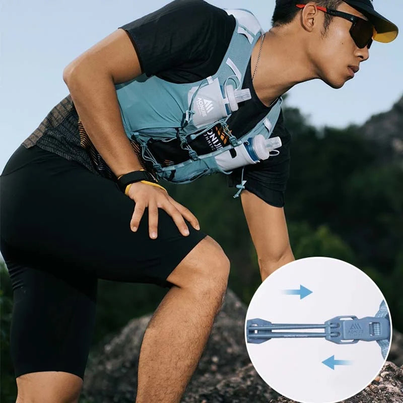AONIJIE C9116 10L Hydration Pack High Capacity Running Hydration Vest for Cross-Country Hiking Mountaineering and Marathon Race