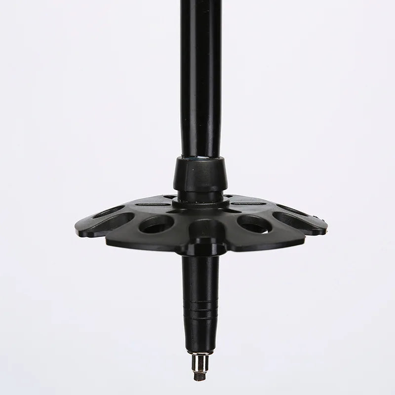 2-section Adjustable Telescopic Mountaineering Pole Outdoor Four-season Hiking Pole Ski Pole for Adults Children