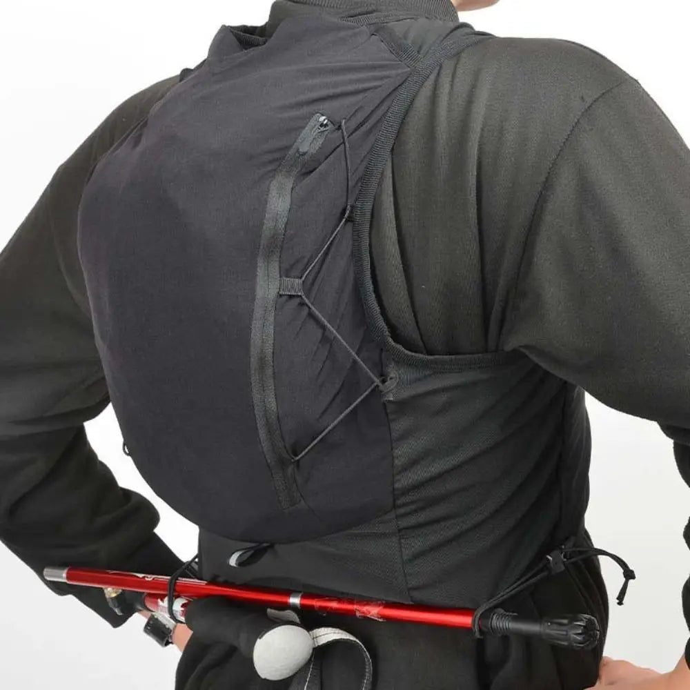 Phones Wallets Hydration Vest Pack Large Capacity Multi Pockets Running Backpack Breathable Lightweight Hydration Undershirt Bag