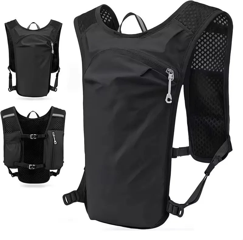Factory sales Running Hydration Vest Backpack for Hiking Cycling Marathon Lightweight Water Chest Pack With Phone Storage Pocket