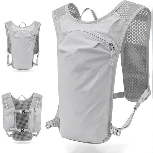 Simple Solid Color Marathon Hydration Backpack Sports Vest