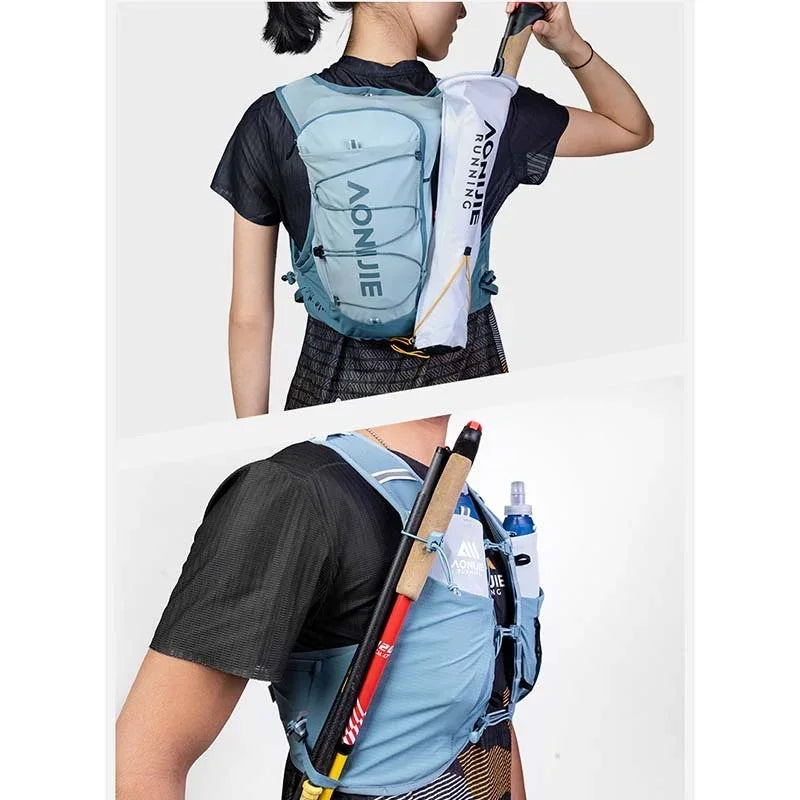 AONIJIE C9116 10L Hydration Pack High Capacity Running Hydration Vest for Cross-Country Hiking Mountaineering and Marathon Race