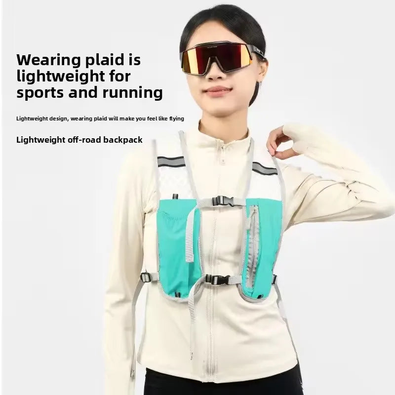 Factory sales Running Hydration Vest Backpack for Hiking Cycling Marathon Lightweight Water Chest Pack With Phone Storage Pocket
