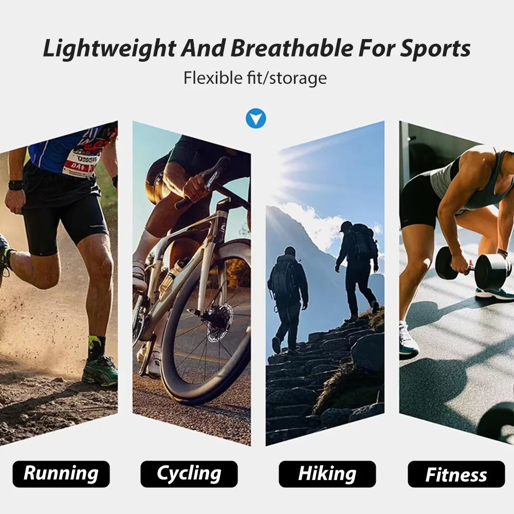 NEWBOLER Outdoor Trail Running Ultralight Backpack Running Hydration Vest Breathable Marathon Running Backpack Water Bottle