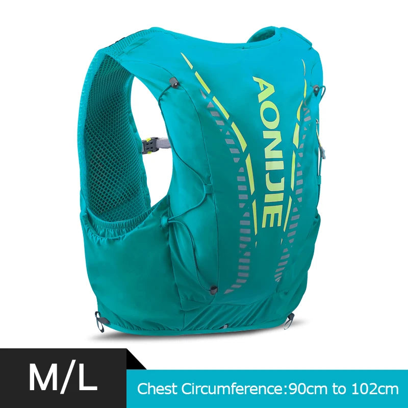 AONIJIE C962 Advanced Skin 12L Hydration Backpack Pack Bag Vest Soft Water Bladder Flask for Hiking Trail Running Marathon Race