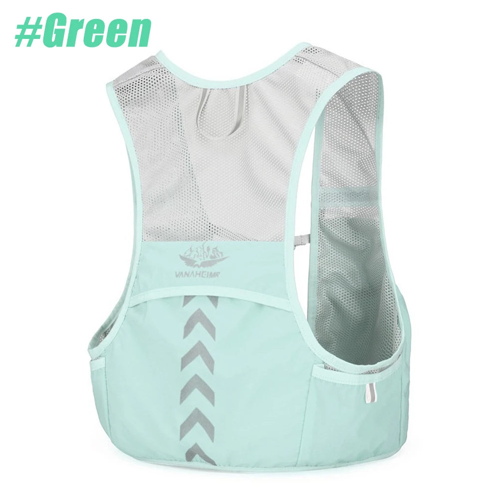 1PCS Lightweight Running Vest for Men Women, Reflective Water Vest Hydration Pack Hydropack for Hiking